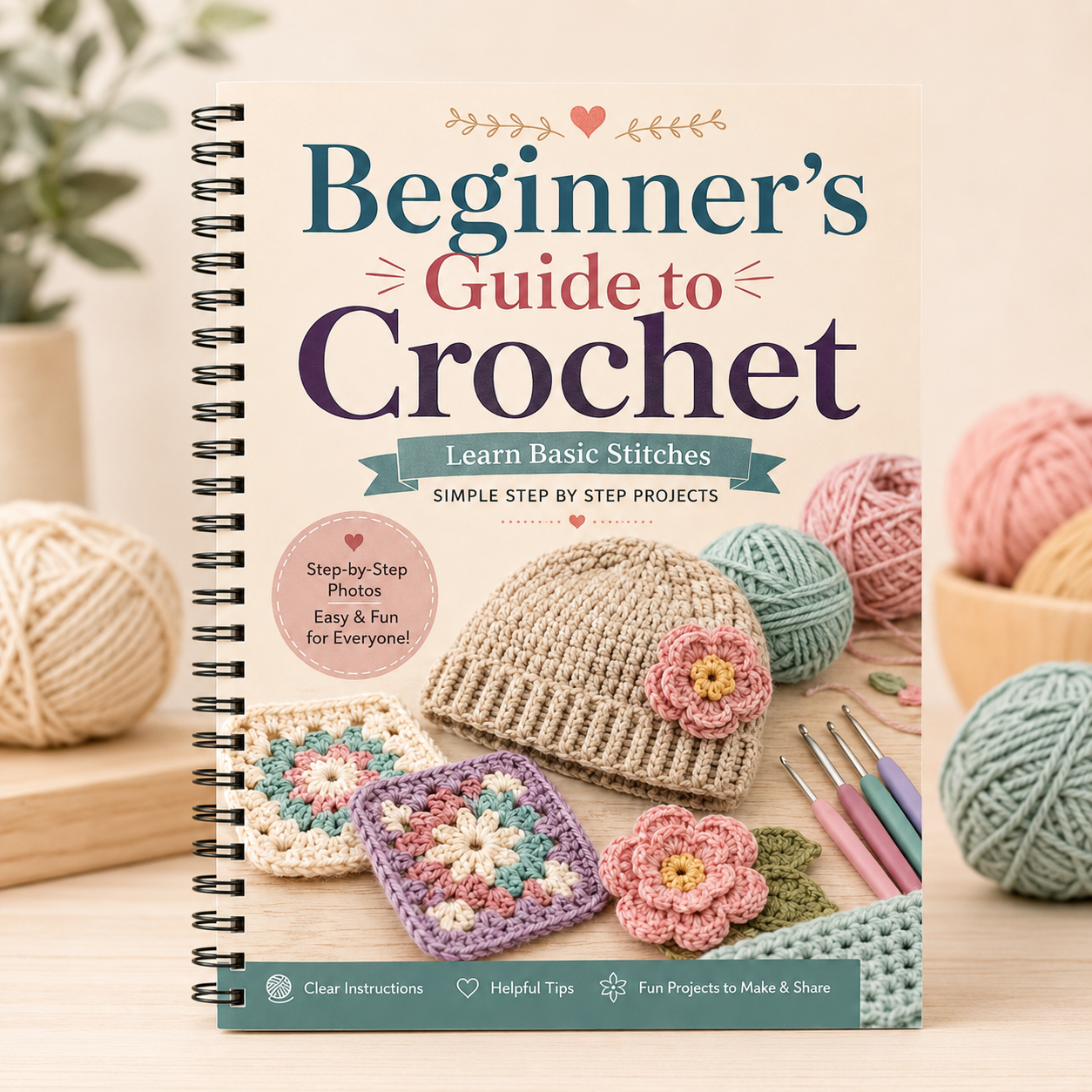 Photography Basic - Beginner’s Guide to Crochet Simple Step