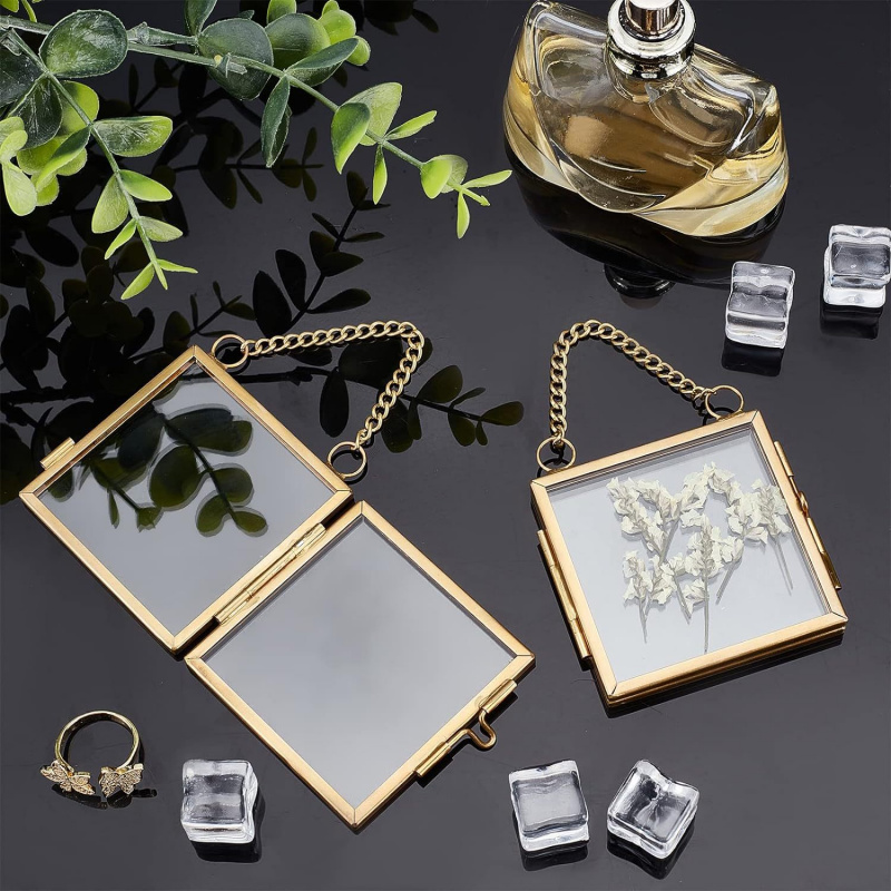 Photography Basic - Simple metal photo frame, high-transparency glass