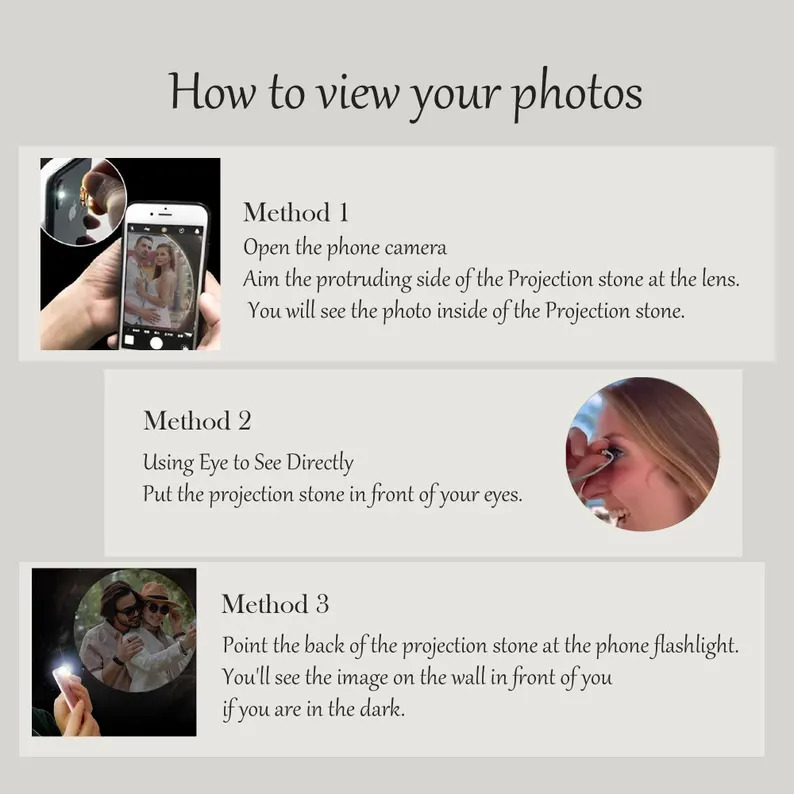 Customized Diamond Projection  - Photographic Memory incelemesi ve fiyatı