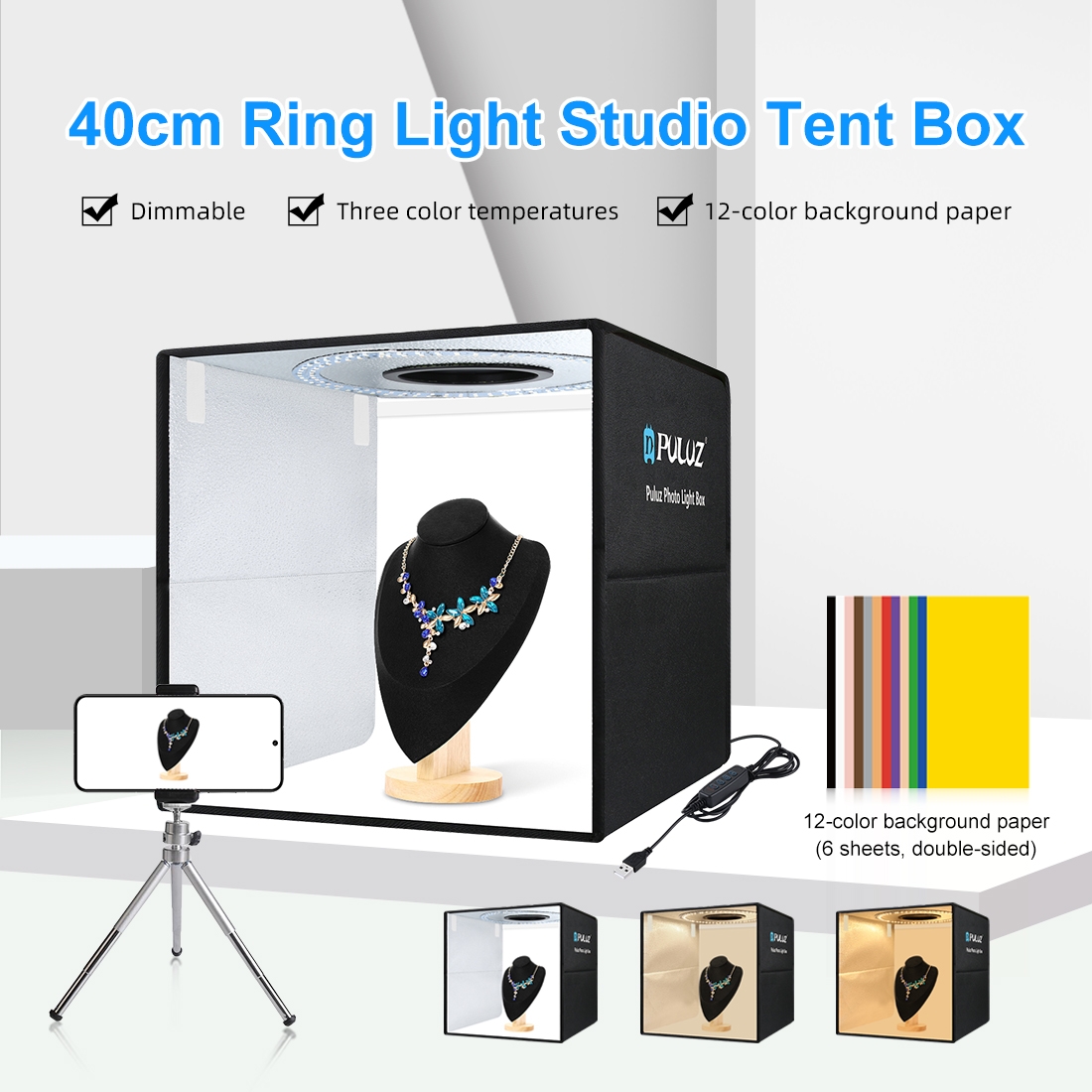 PULUZ 40cm Folding Portable Ri - Photography Darkroom incelemesi ve fiyatı