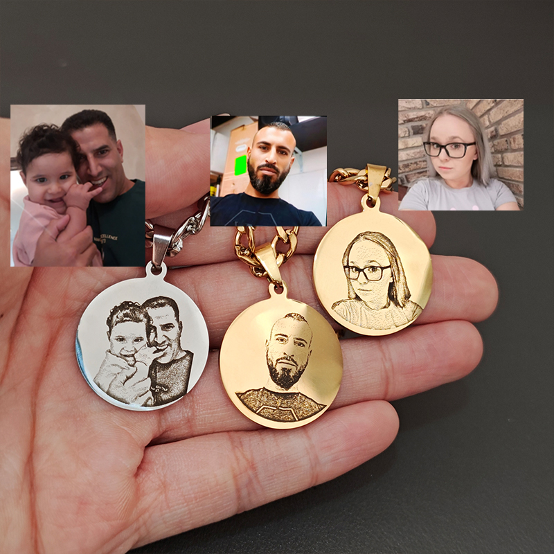 Customized Family Photo Pendan - Photographic Memory incelemesi ve fiyatı