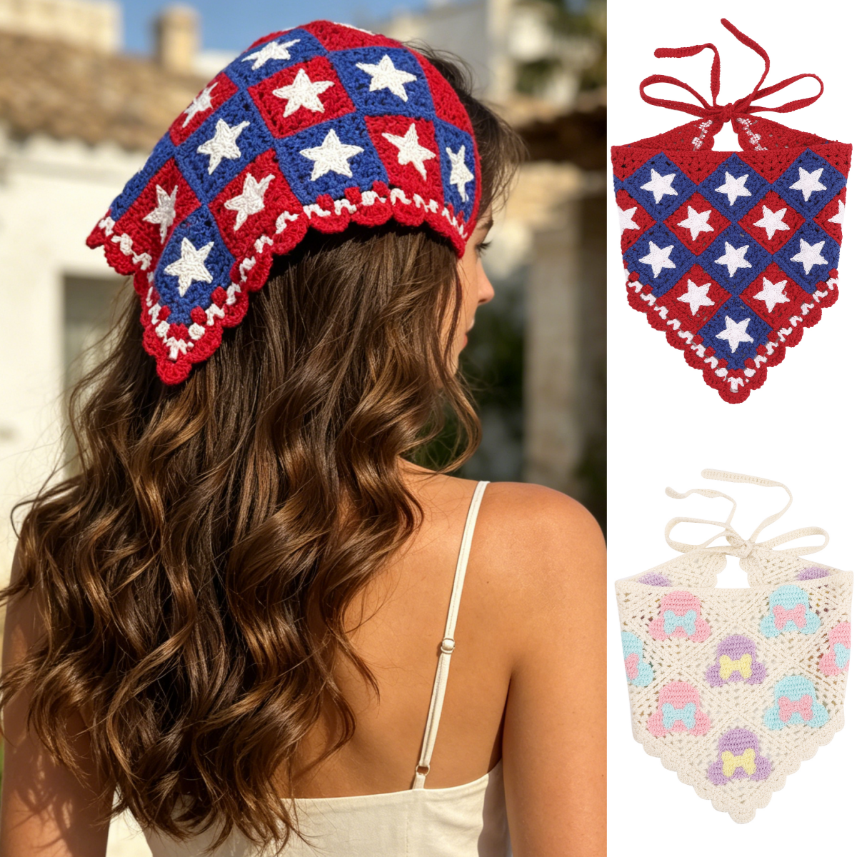 1pc Spring Summer Knitted Tria - Photography Triangle incelemesi ve fiyatı