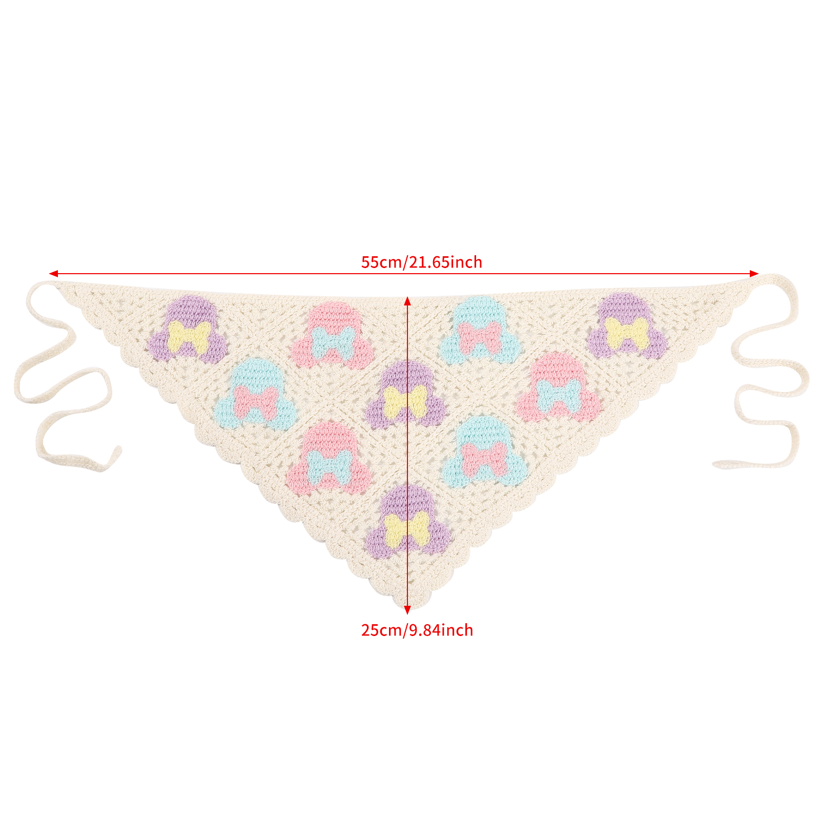 1pc Spring Summer Knitted Tria - Photography Triangle incelemesi ve fiyatı