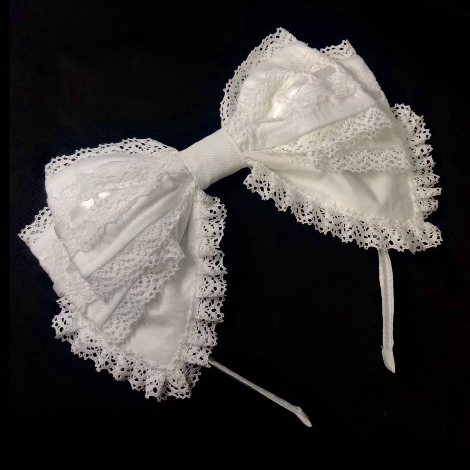 1Pc White Bow Lace Headband, S - Photography Triangle incelemesi ve fiyatı