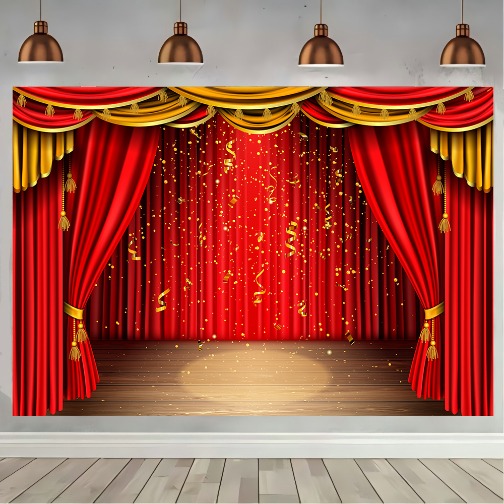 Red Theater Curtain Party Back - Photography Darkroom incelemesi ve fiyatı