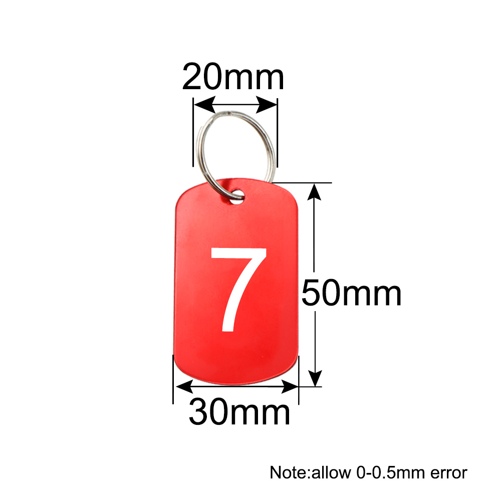 Number Tag Rectangular Aluminu - Photography Rules incelemesi ve fiyatı