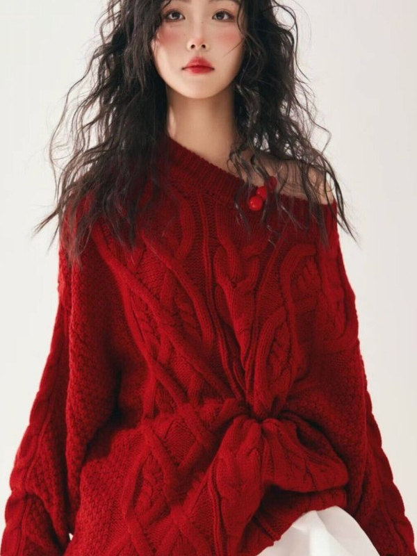 Red Sweater Girl Studio Art Ph - Photography Young incelemesi ve fiyatı