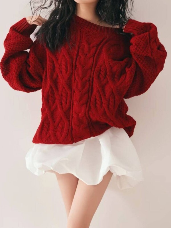 Red Sweater Girl Studio Art Ph - Photography Young incelemesi ve fiyatı