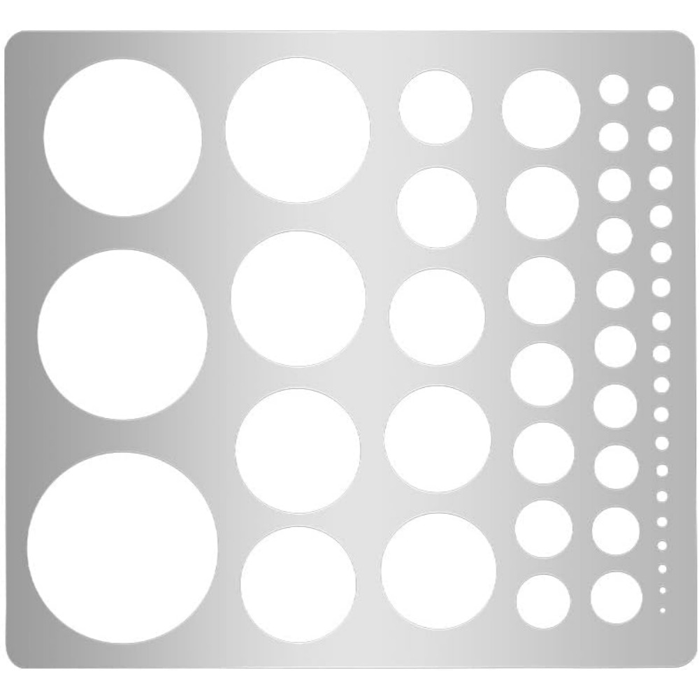 1Pcs Metal Circle Stencil Temp - Photography Rules incelemesi ve fiyatı