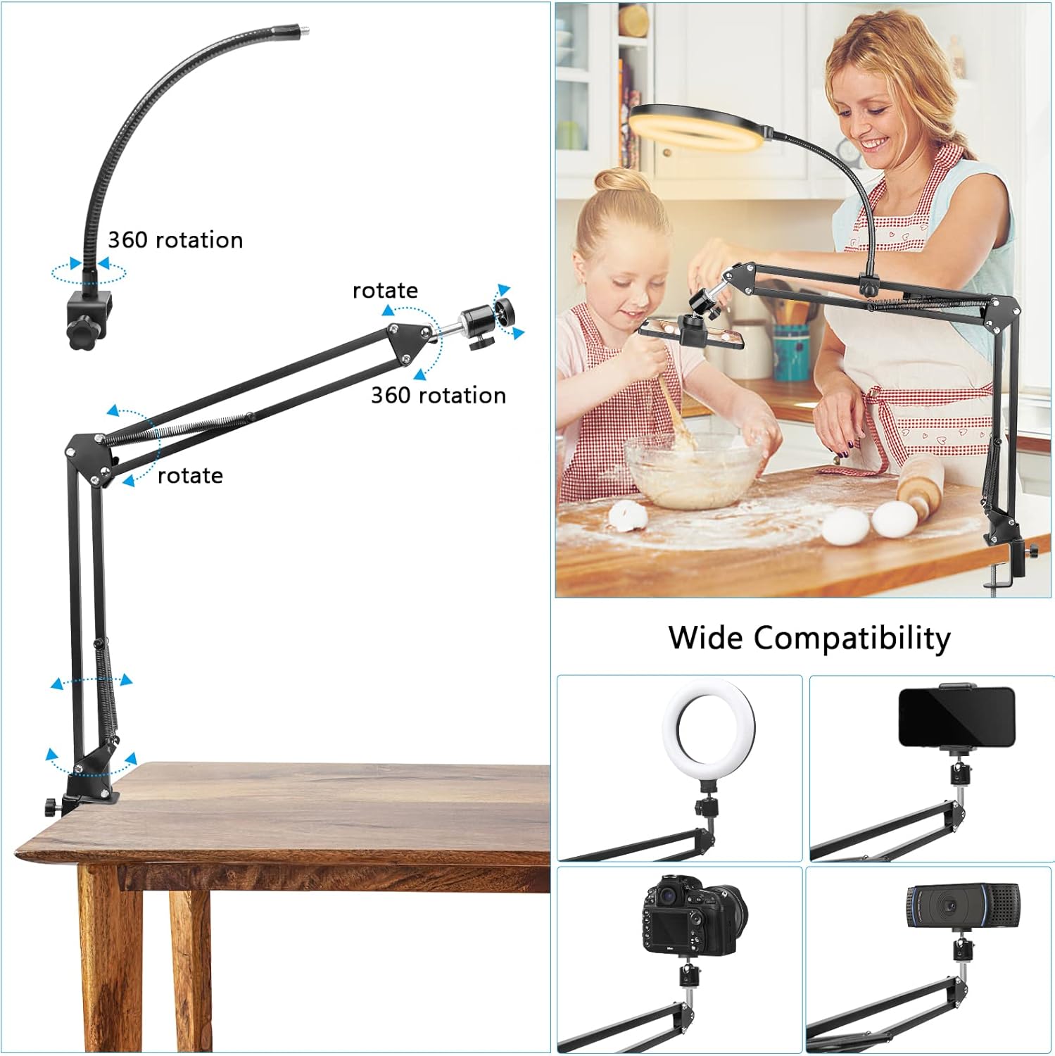 Ring Light with Stand and Phon - Photography Desk incelemesi ve fiyatı