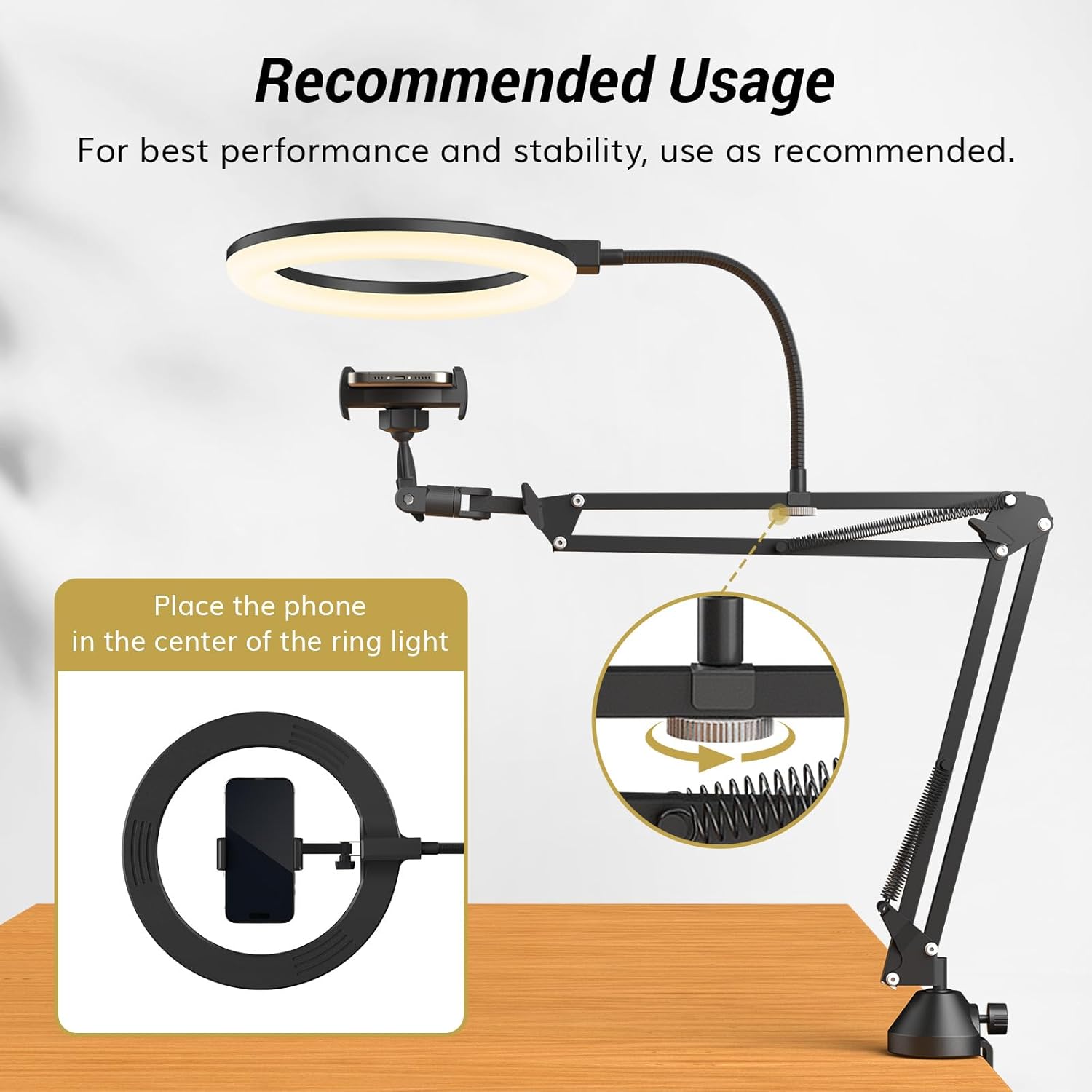 Ring Light with Stand and Phon - Photography Desk incelemesi ve fiyatı