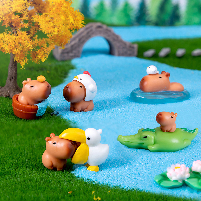10pcs Miniature Capybara Figur - Photography Desk incelemesi ve fiyatı