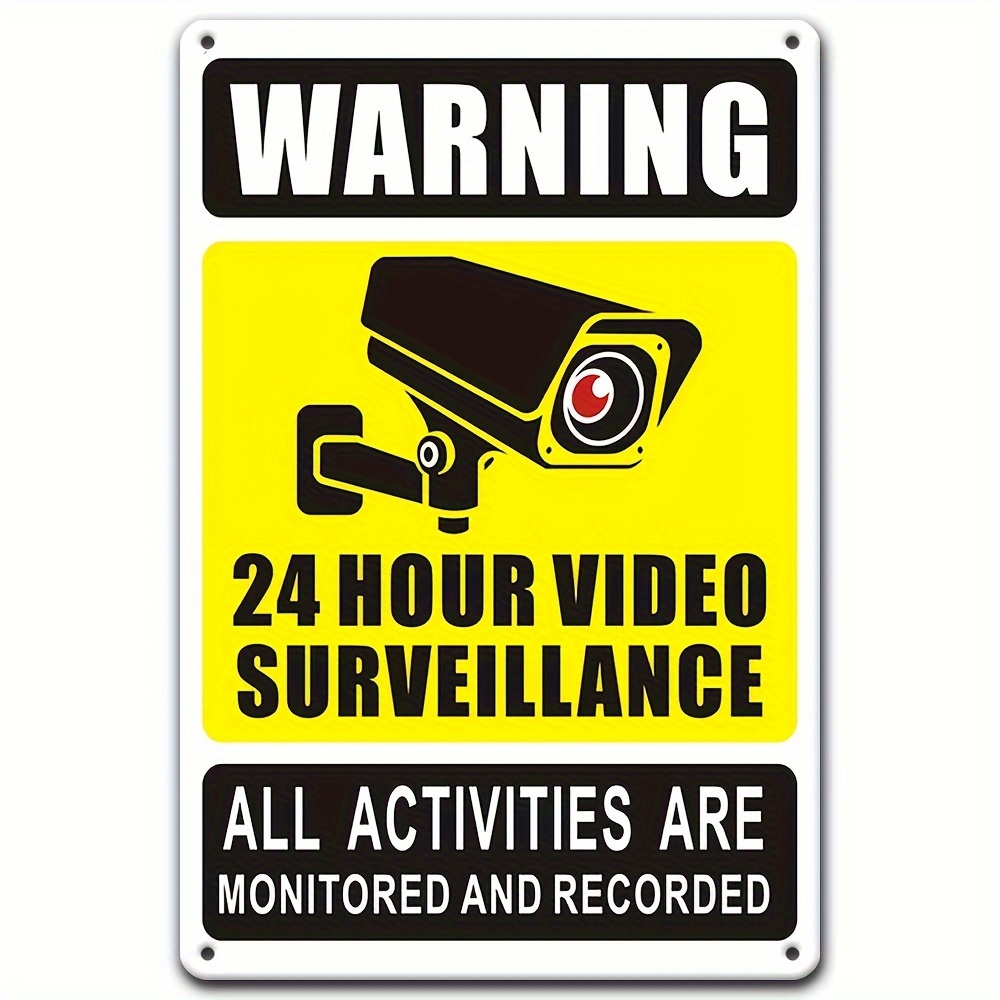 24/7 Video Surveillance Warnin - Photography Exhibition incelemesi ve fiyatı