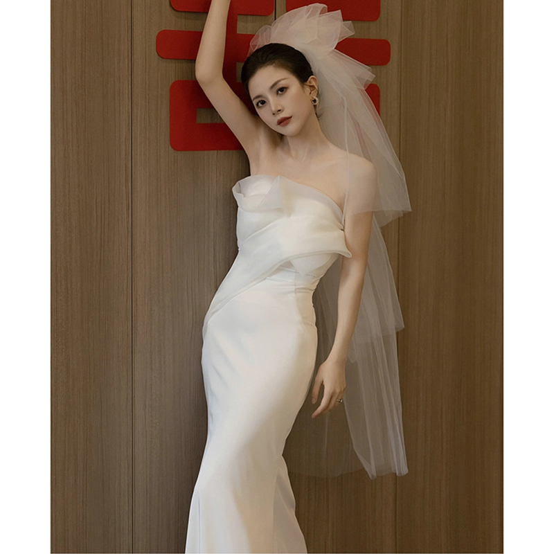 Elegant Satin Wedding Dress Br - Photography Young incelemesi ve fiyatı