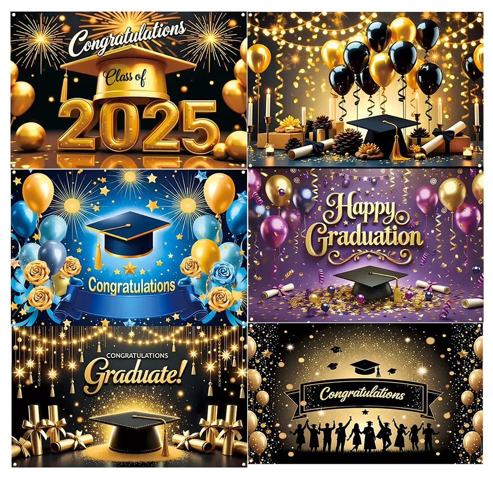 2025 Happy Graduation Backdrop - Photography Of The Year 2025 incelemesi ve fiyatı