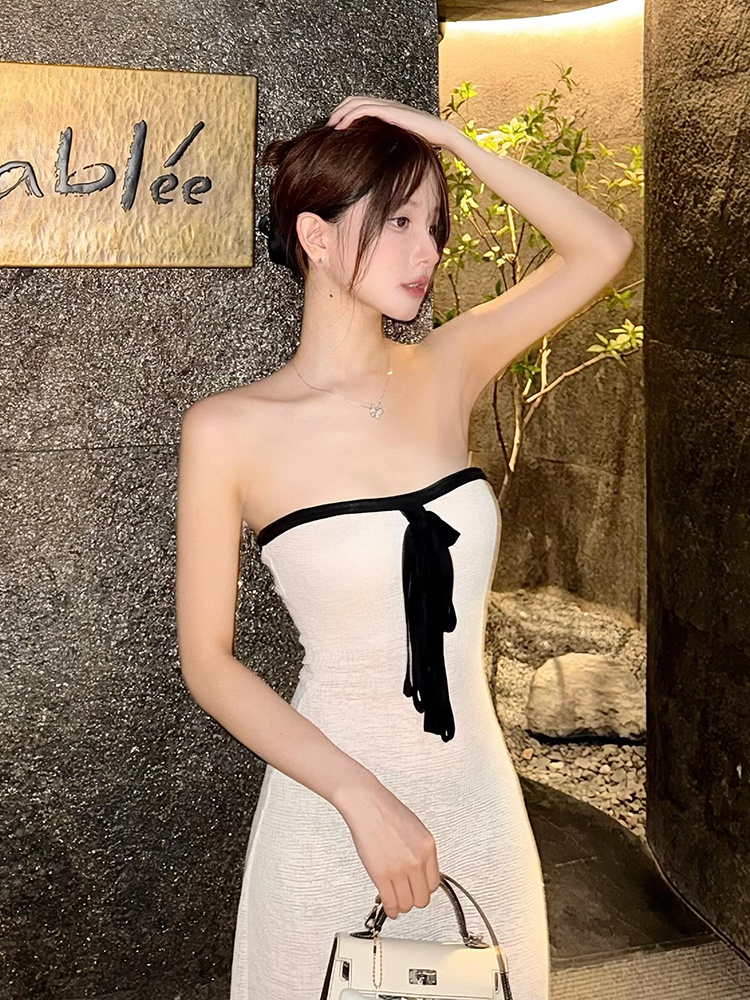 Sexy Neckline Long Dress Strap - Photography Young incelemesi ve fiyatı