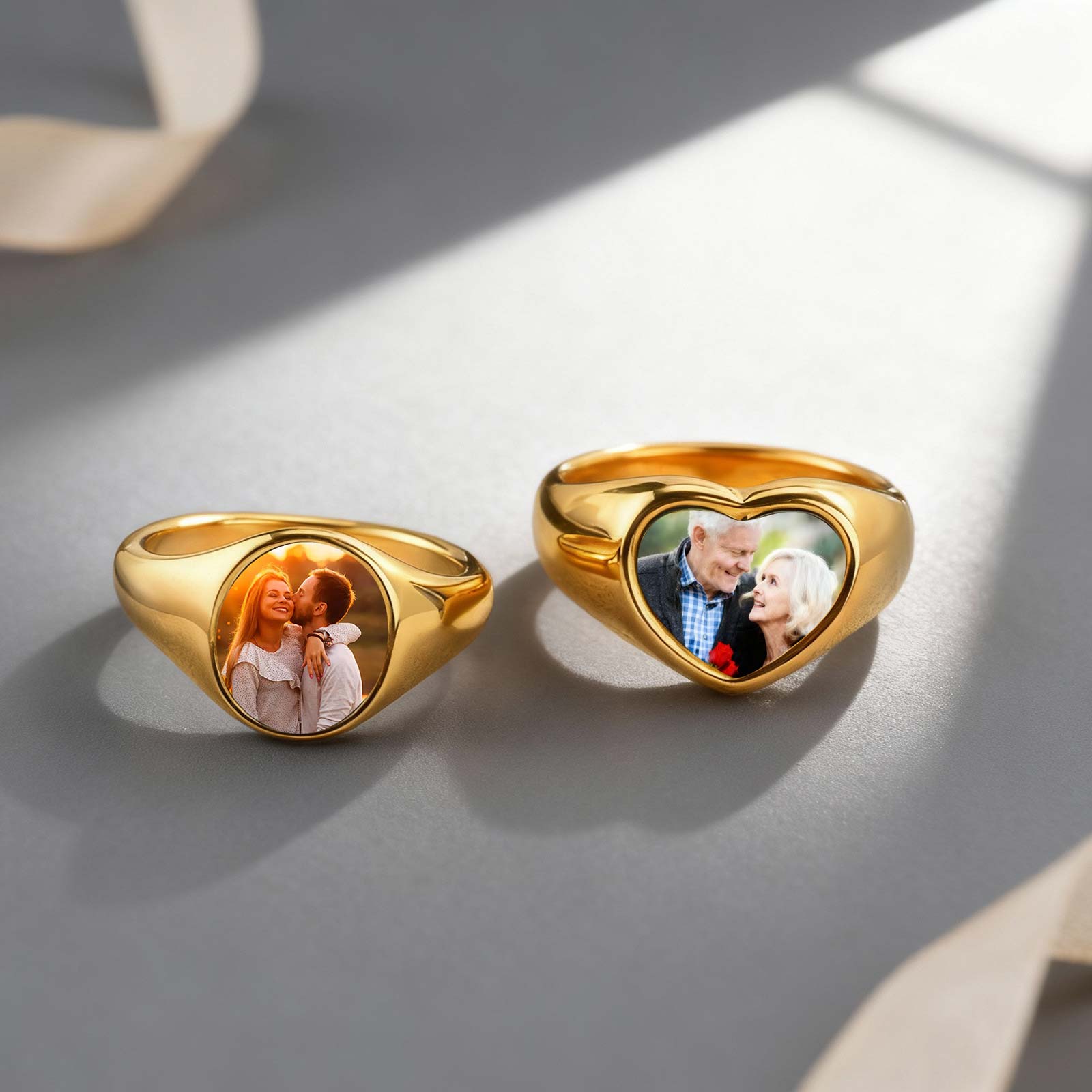Custom Photo Signet Ring for W - Photographic Memory incelemesi ve fiyatı