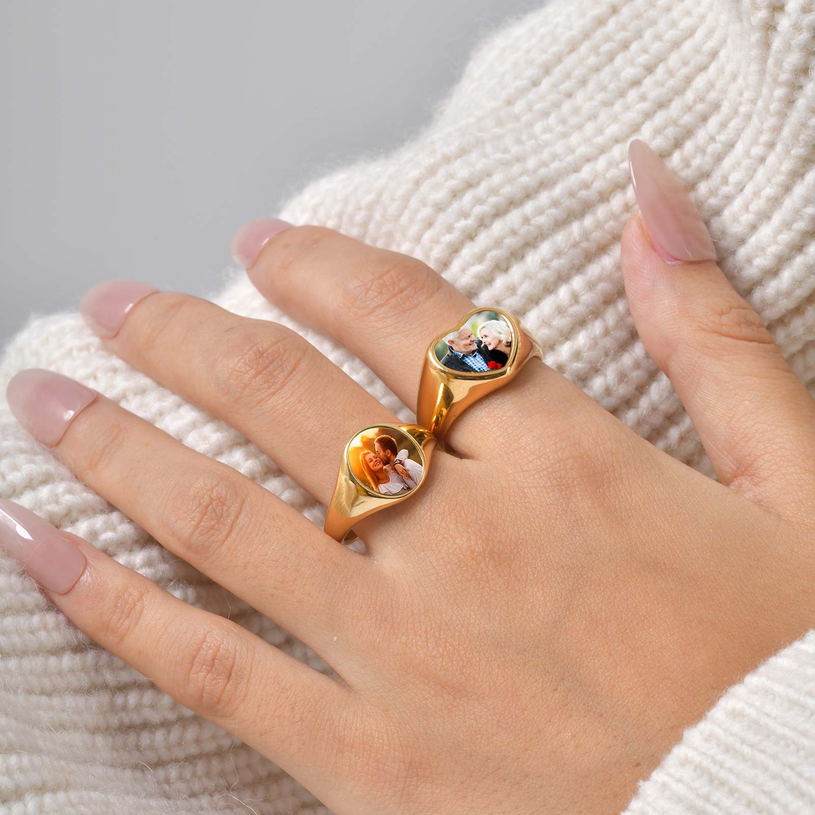 Custom Photo Signet Ring for W - Photographic Memory incelemesi ve fiyatı