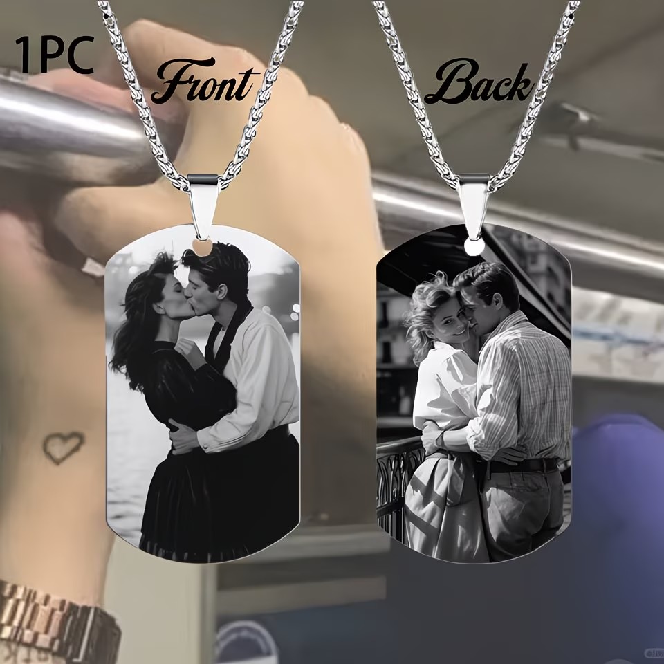 Custom Necklace with Engraved  - Photographic Memory incelemesi ve fiyatı