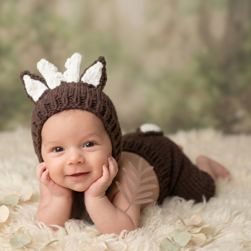 2Pcs Newborn Fawn Outfit Photo - Photography Coffee incelemesi ve fiyatı