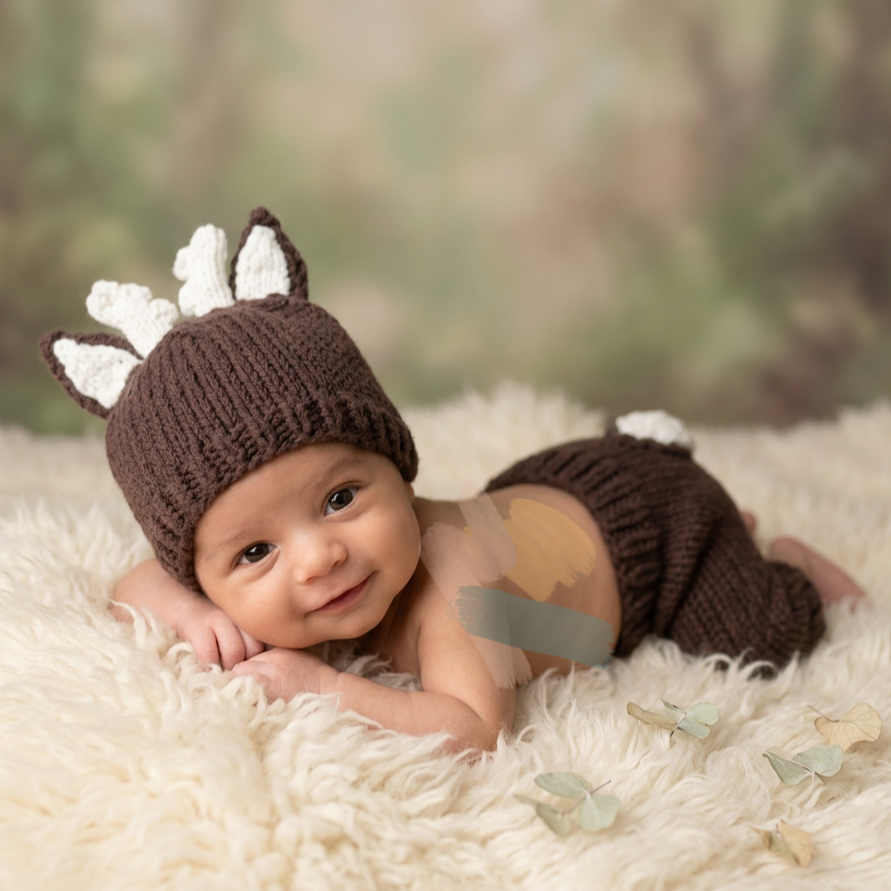 2Pcs Newborn Fawn Outfit Photo - Photography Coffee incelemesi ve fiyatı