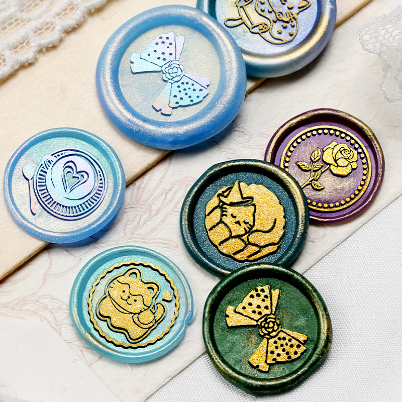 1.5x1.5cm Mini Wax Seal Stamps - Photography Coffee incelemesi ve fiyatı