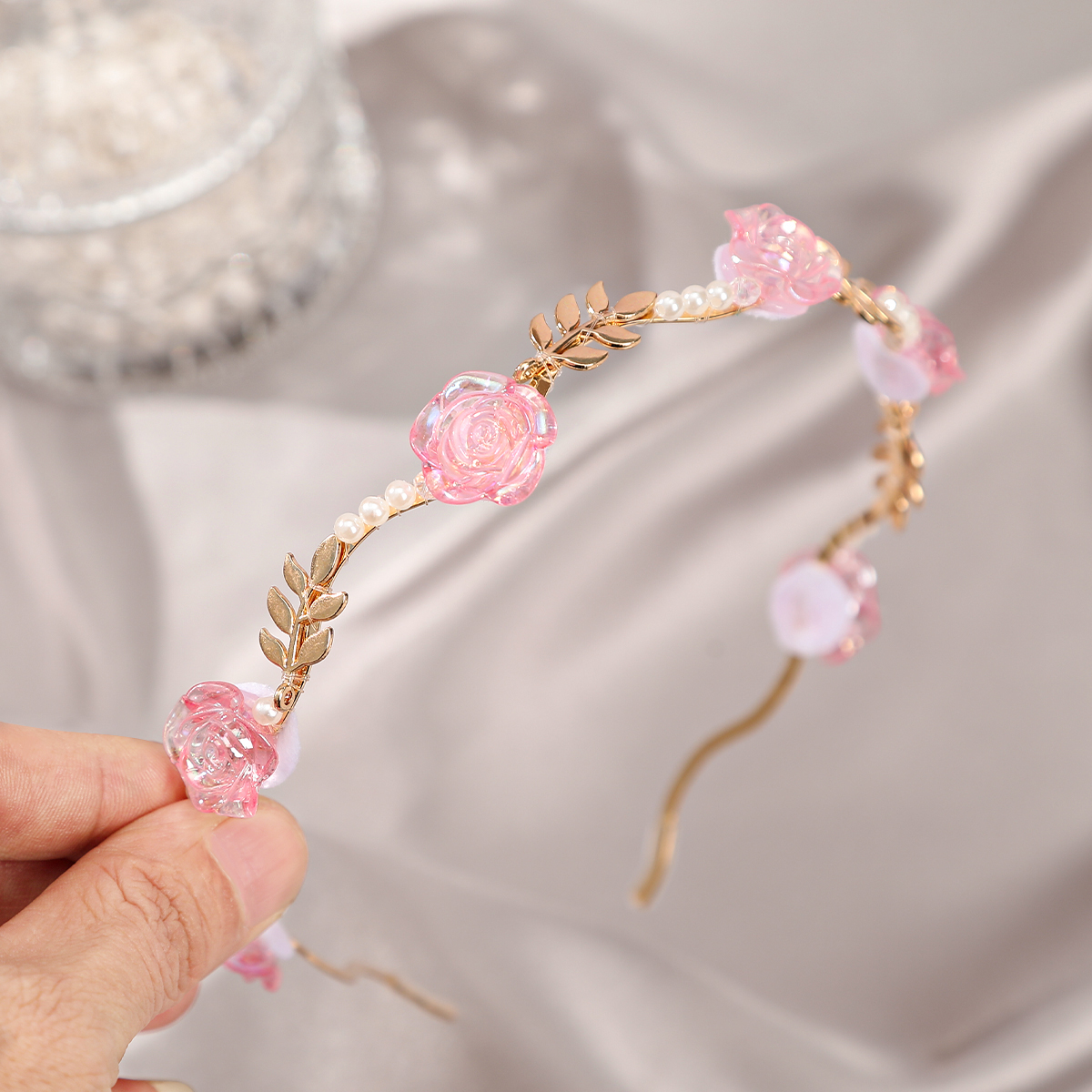 Resin Rose Leaf Headband Hair  - Photography Triangle incelemesi ve fiyatı