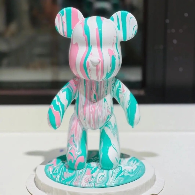 23cm DIY Paint Fluid Bear Figu - Photography Desk incelemesi ve fiyatı
