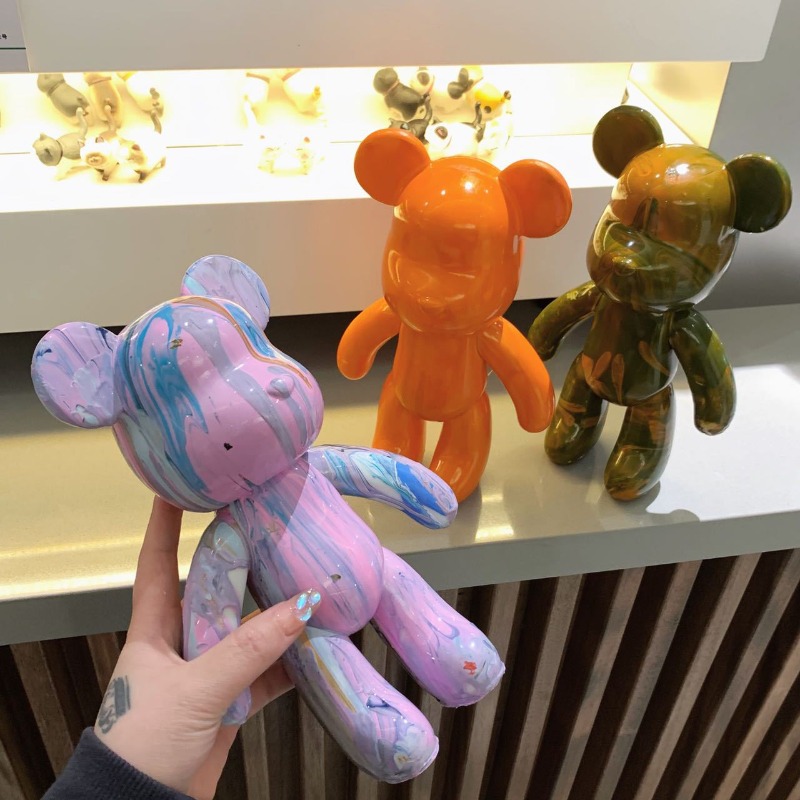 23cm DIY Paint Fluid Bear Figu - Photography Desk incelemesi ve fiyatı