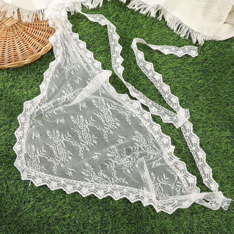 New 1Pc Triangle Lace Scarf Wh - Photography Triangle incelemesi ve fiyatı