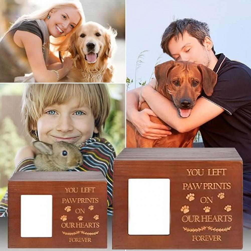 Wooden Pet Urn Solid Wood with - Photographic Memory incelemesi ve fiyatı