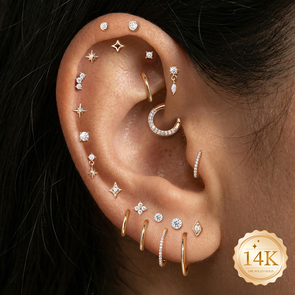 AIDE 14K Gold Stud Earrings fo - Photography Triangle incelemesi ve fiyatı