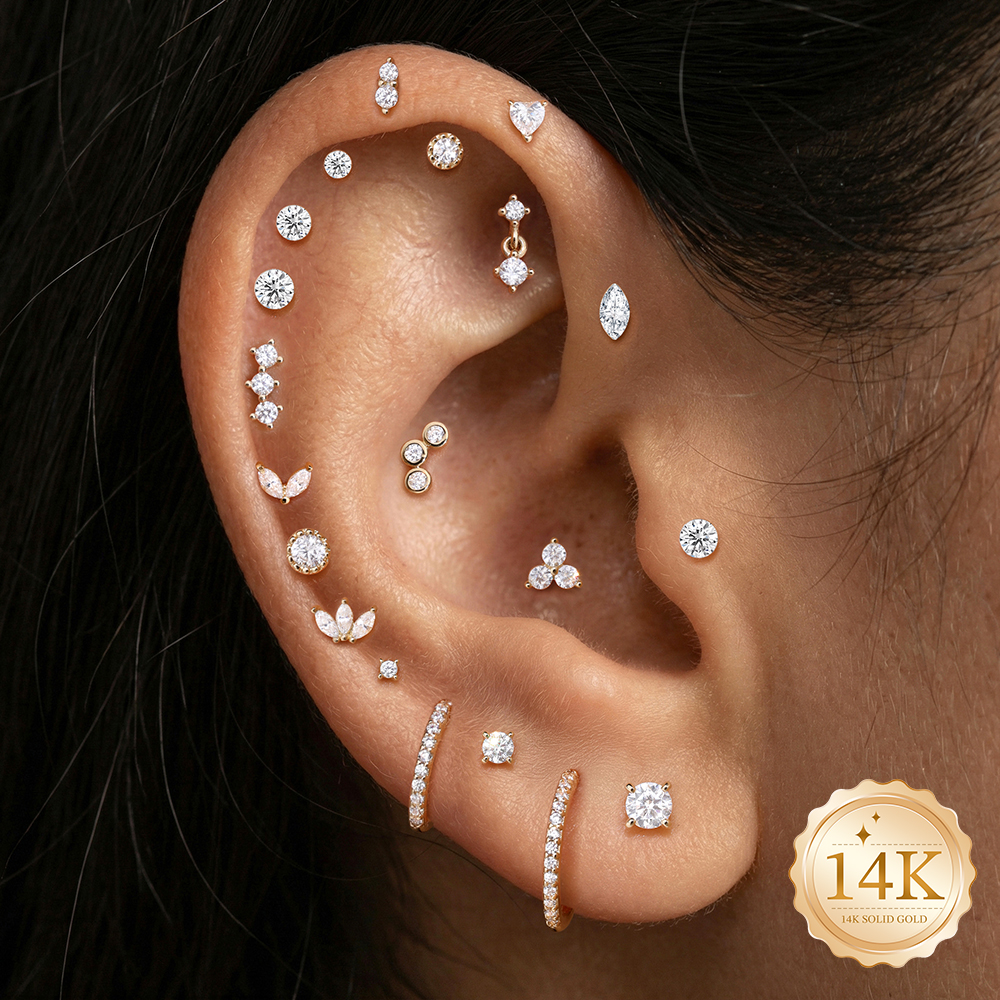 AIDE 14K Gold Stud Earrings fo - Photography Triangle incelemesi ve fiyatı