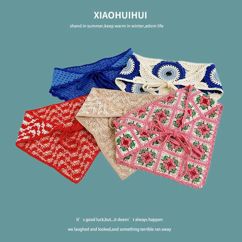 French Ins Knitted Lace Triang - Photography Triangle incelemesi ve fiyatı