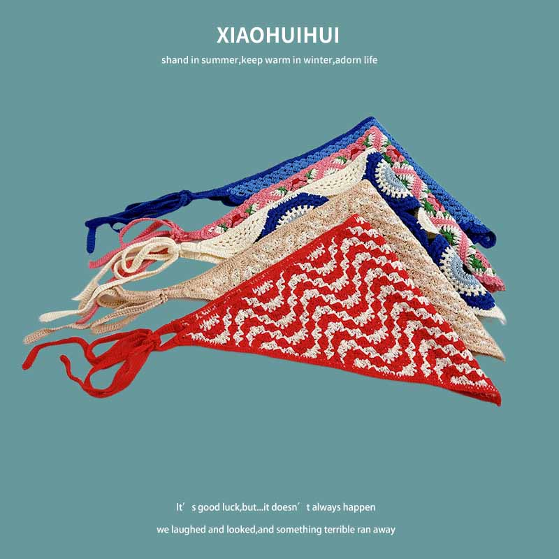 French Ins Knitted Lace Triang - Photography Triangle incelemesi ve fiyatı
