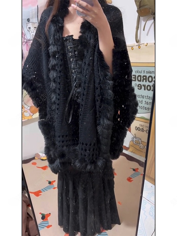 Warm Knitted Shawl Fashionable - Photography Young incelemesi ve fiyatı