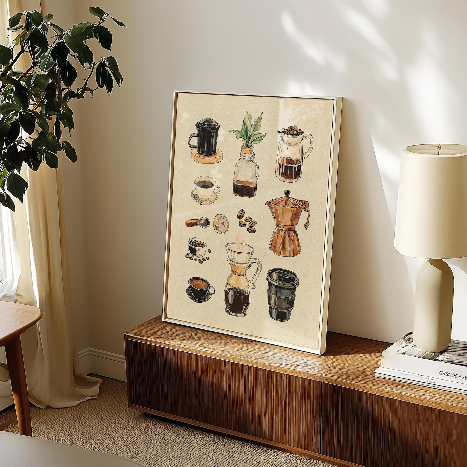 Retro Vintage Coffee Chart Dig - Photography Coffee incelemesi ve fiyatı